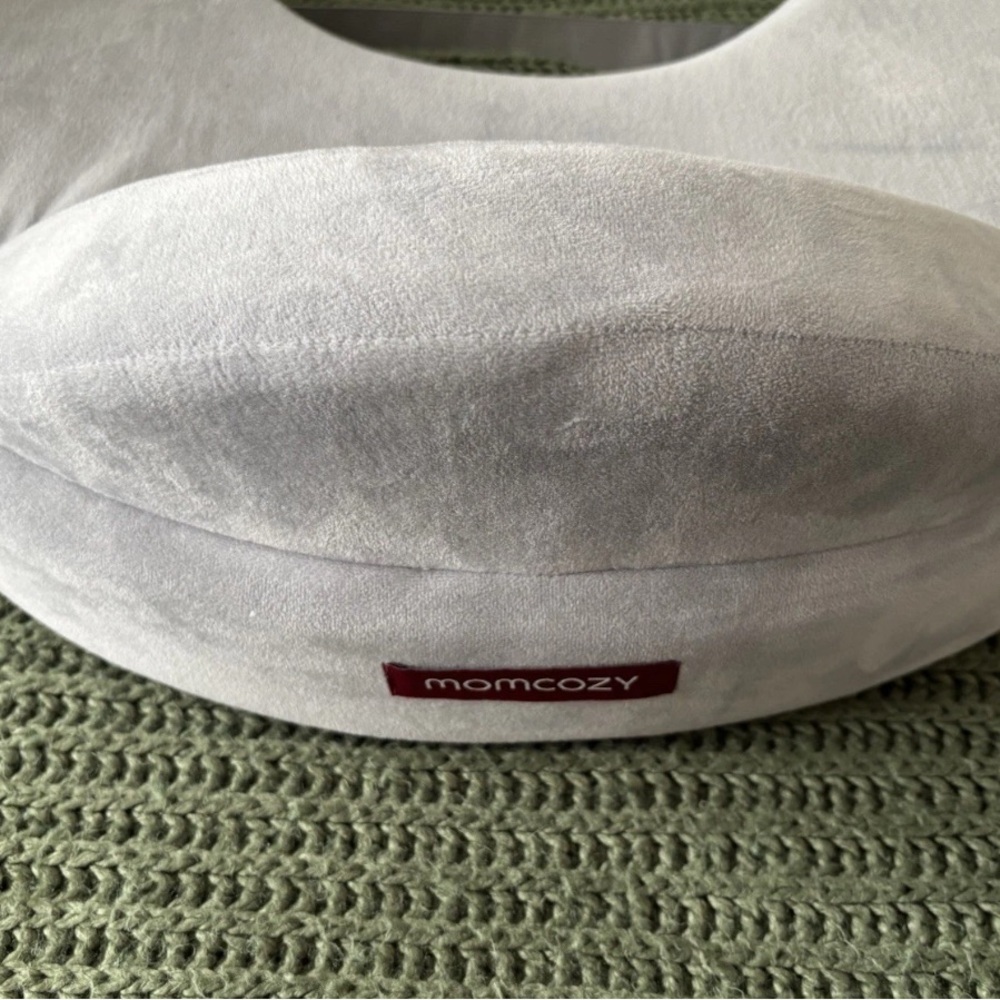 Momcozy Soft Gray Nursing Pillow